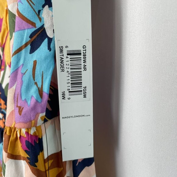 Maggy London Woman Floral Ruffled Swing Dress - Picture 10 of 13